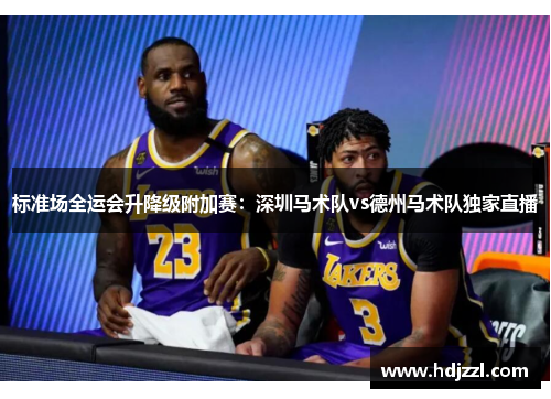 标准场全运会升降级附加赛：深圳马术队vs德州马术队独家直播